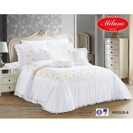 Milanobedlinen Comforter Arous Wedding 12pcs Set